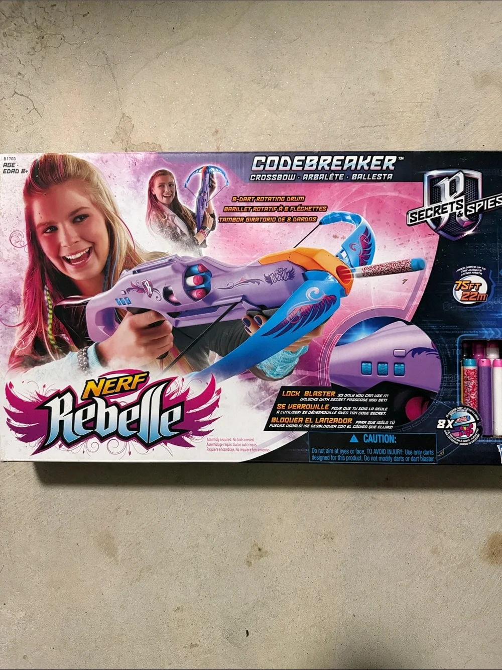 Nerf Codebreaker Crossbow Toy - Pink & Purple